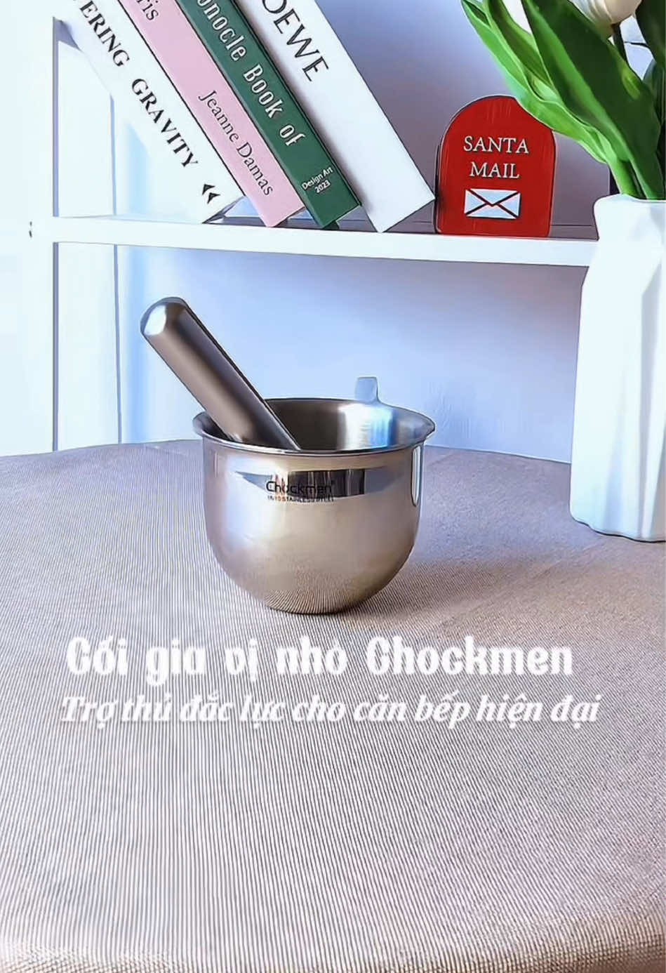 Nghiền gia vị chưa bao giờ nhàn đến thế. Cối Chockmen chắc tay, nghiền mịn, trộn đều, bền bỉ theo năm tháng#CapCut #doinox #coichockmen#khocuato #chockmen 