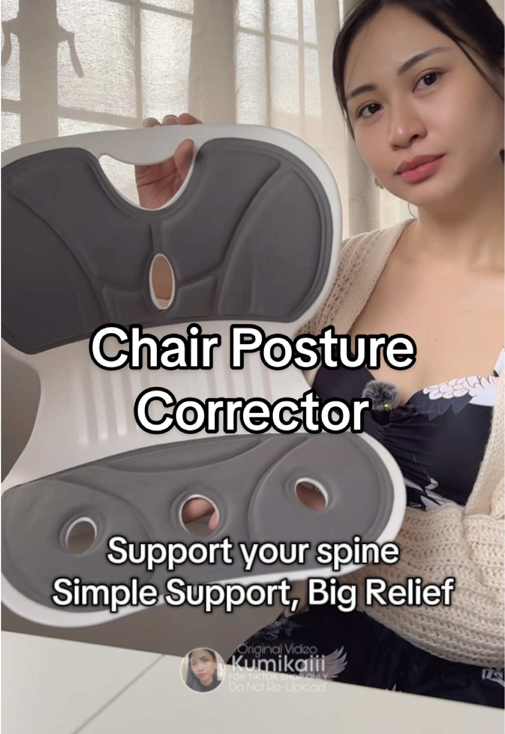 Iwas backpain , improves posture, supports the spine, prevent muscle strain #chairposturecorrector #chairsupport #posturecorrectorchair #chairsupport 