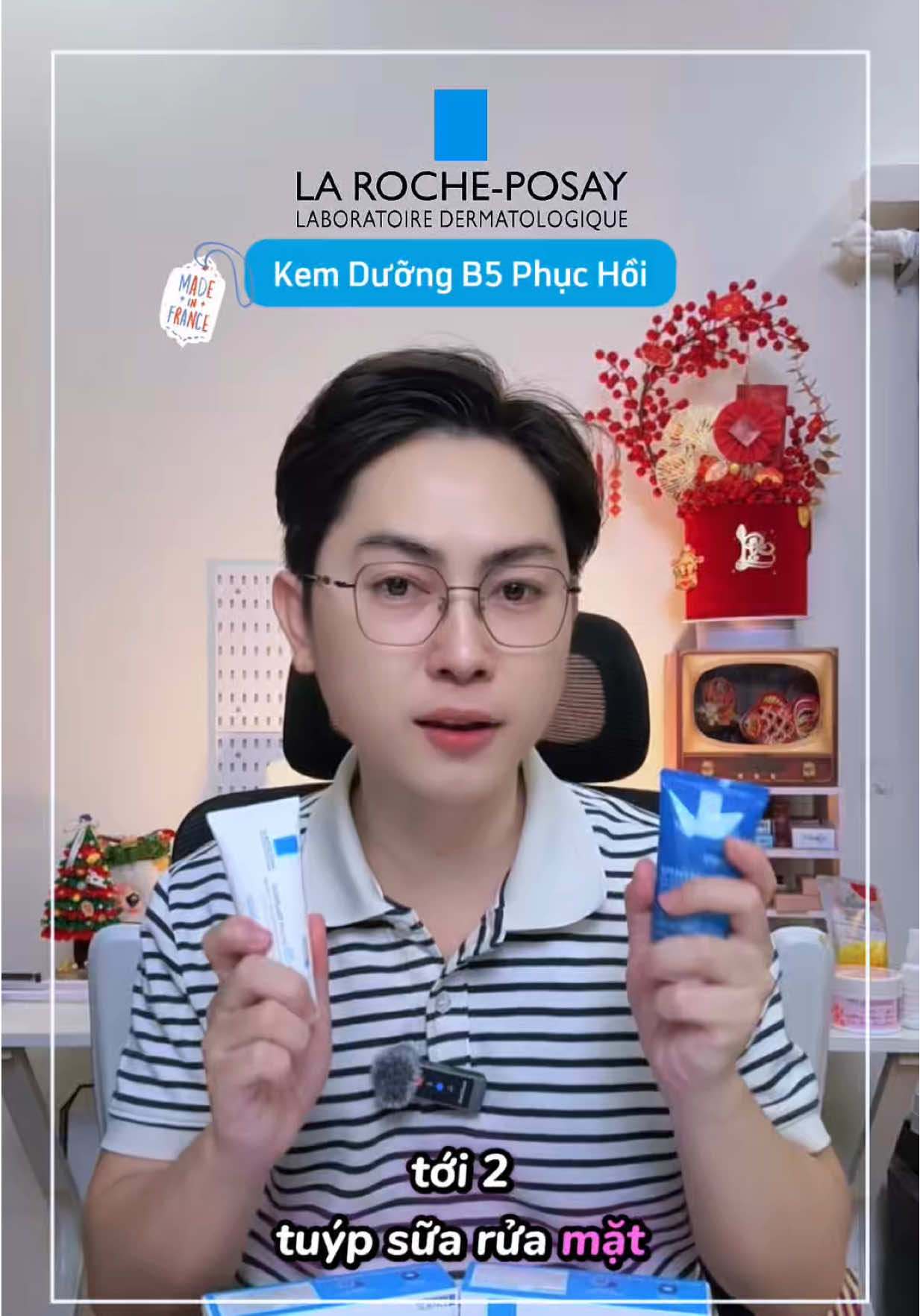 Da khô bong tróc thì em B5 này hỗ trợ làm dịu da oke lắm nha! #LRPVN #larocheposayvn #cicaplast #larocheposay #chamsocda 