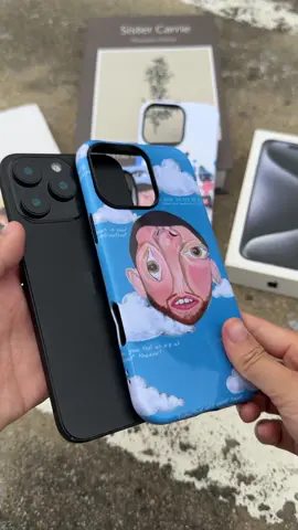Soft lines, soft colors, deep Mac energy 🩵🌙   #macmiller #phonecase #macmillerforever #macmillervids #ripmacmiller #SelfCare #viral #musicmerch #trending 