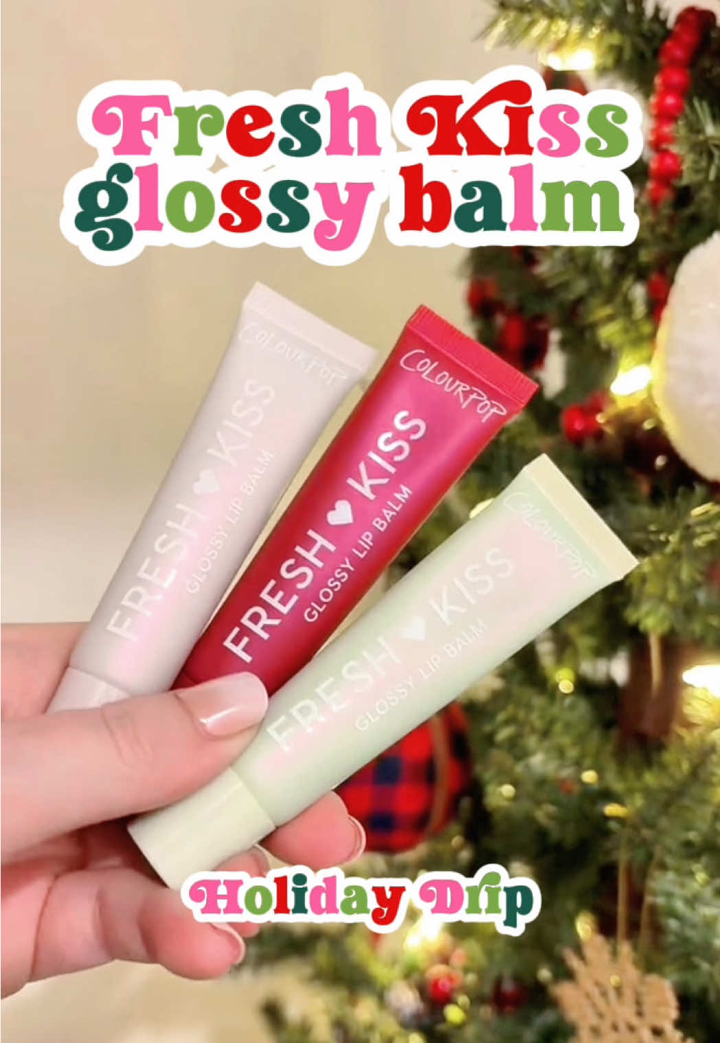 Treat your lips to something good with this yummy trio from @ColourPop Cosmetics  Yummy. Glossy. Hydrating. Fresh Kiss Glossy Lip Balm is infused with Peptides to soften and nourish lips and Hyaluronic Acid to deeply hydrate. The plush, ultra-cushiony formula drenches lips with a glossy finish and a hint of color.  #colourpopcosmetics #freshkissglossybalm #freshkissglossybalmtrio #tiktokshopholidayhaul #tiktokshopcreatorpicks 