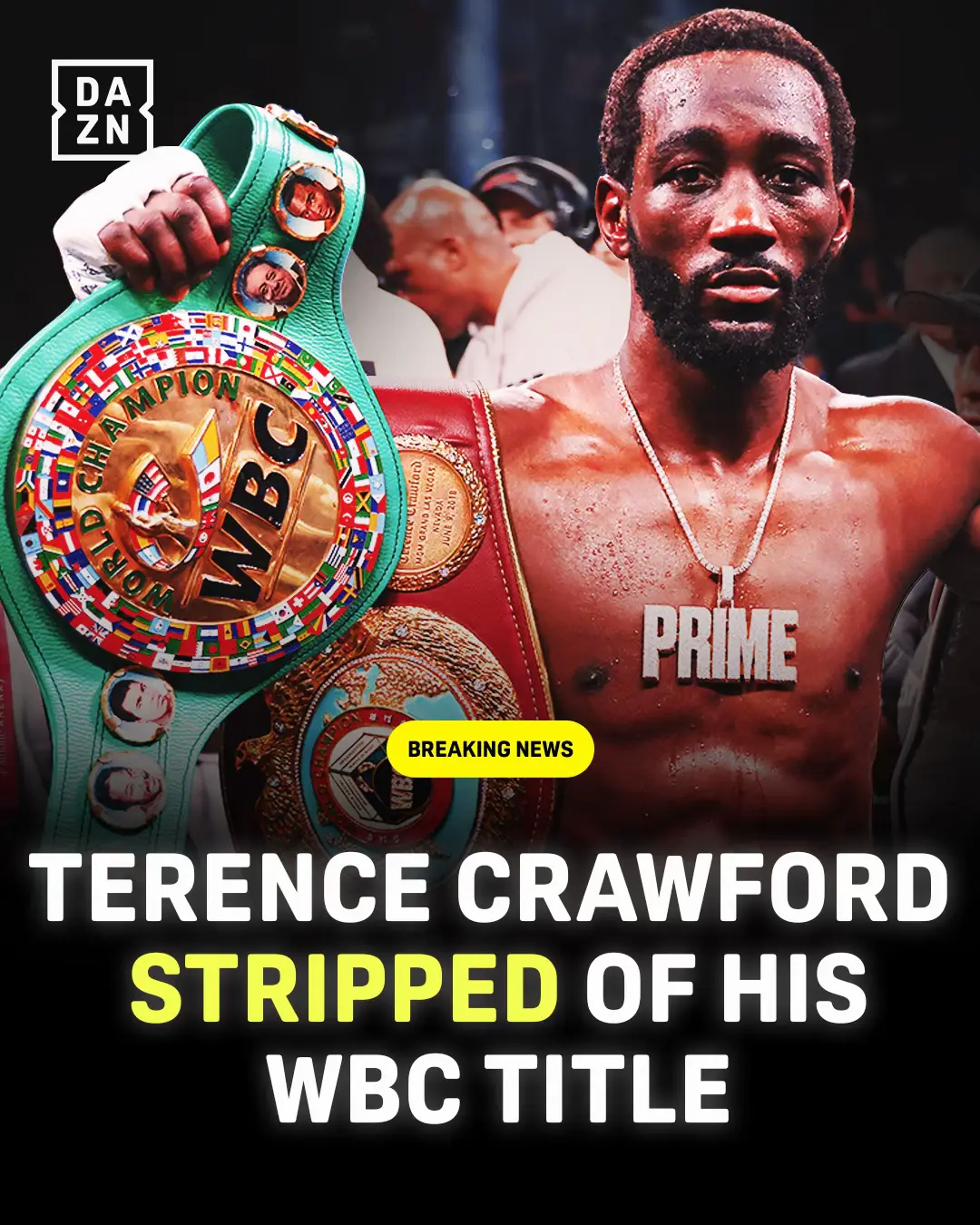 🚨 Terence Crawford has been stripped of the WBC title he won against Canelo, with Hamzah Sheeraz vs Cristian Mbilli ordered for the vacant belt 😮🏆❌ #boxing #terencecrawford #hamzahsheeraz #wbc #mbili 
