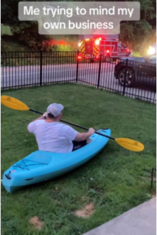 Try not to look nosey neighbors ... 🤣😂#noseyneighbor #funnyvideos #neighbors #funny #fyp