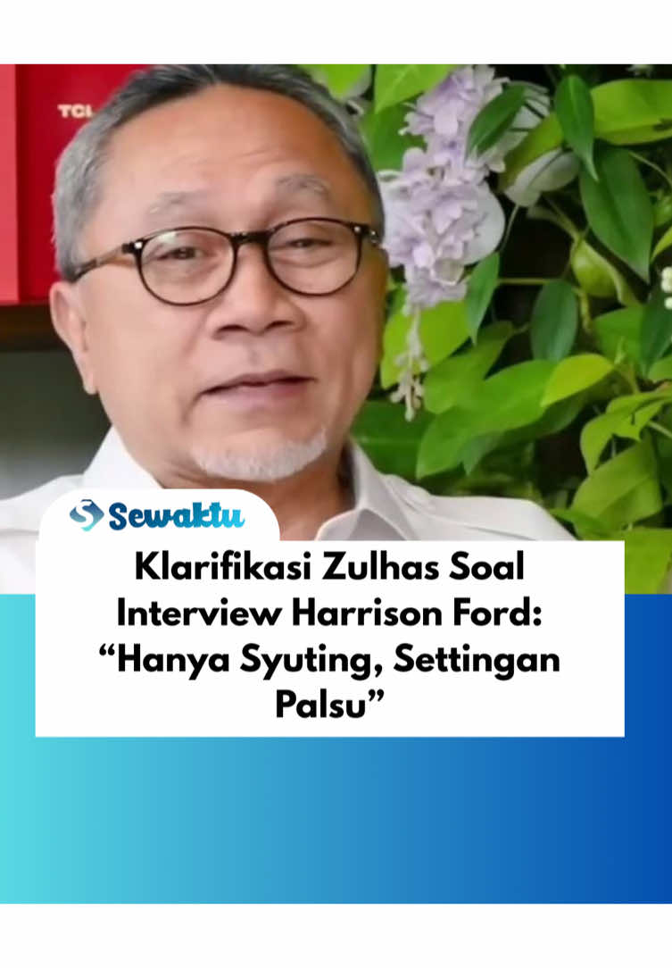 Video wawancara lama antara Zulhas dan aktor Hollywood Harrison Ford kembali viral bersamaan dengan situasi genangan besar di Sumatera. Publik kembali menyorot momen ketika Ford menegur Zulhas dalam pembahasan mengenai Taman Nasional Tesso Nilo. Mereka yang terlibat dalam peristiwa ini adalah Menteri Koordinator Bidang Pangan Zulkifli Hasan dan Harrison Ford sebagai pembawa program dokumenter lingkungan. Pertemuan tersebut berlangsung sekitar tahun 2009 sampai 2010 ketika Ford sedang melakukan syuting dokumenter bertema lingkungan. Pengambilan gambar dilakukan di ruang kerja Zulhas yang telah diubah menjadi set syuting dengan beberapa kamera, menyerupai adegan film. Situasi ini kembali mencuat karena Zulhas mengaku sejak awal merasakan kejanggalan dalam proses tersebut. Ford disebut menolak debat terbuka sehingga alur wawancara dibuat seperti pembuatan film yang menonjolkan dirinya sebagai tokoh utama dan menggambarkan Zulhas seolah tokoh antagonis. Zulhas menjelaskan bahwa banyak staf sudah melihat keanehan sejak awal, tetapi enggan menegur karena Ford adalah nama besar. Ia menegaskan bahwa dirinya menerima situasi tersebut sebagai bagian dari risiko pejabat publik dan baru sekarang mengungkap fakta di balik layar agar publik memahami konteks yang sebenarnya. #SewaktuSetiapWaktu