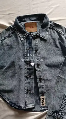 Jiniso | Jaket jeans crop #jeans #jaketjeans #jiniso 