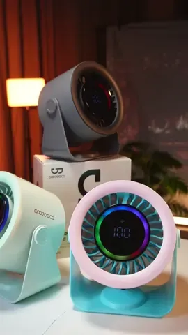 พัดลมตั้งโต๊ะ 2inone#goojodoq#พัดลม #พัดลมตั้งโต๊ะ #พัดลมพกพา 