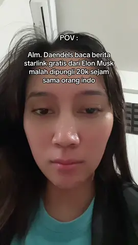 Gak jauh beda sama uyutnya  Parah si bencana malah dibuat aji mumpung #pov #fyp #prayforsumatera #starlink #xybca 