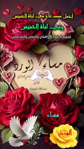 #دعاء_ليلة_الخميس #مساء_الخير_للجميع___ #يارب_أسعدنا_وأسعد_بنا_وأهدنا_وأهدي_بنا #دعمكم_وتشجيعكم_يهمني_ليصلكم_كل_جديد💔 