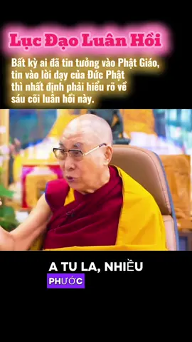 Lục đạo luân hồi là sáu cõi mà sau khi chết con người sẽ tái sinh vào đó, tùy theo nghiệp lực của chúng sinh đó. Bất kỳ ai đã tin tưởng vào Phật Giáo, tin vào lời dạy của Đức Phật thì nhất định phải hiểu rõ về sáu cõi luân hồi này. 