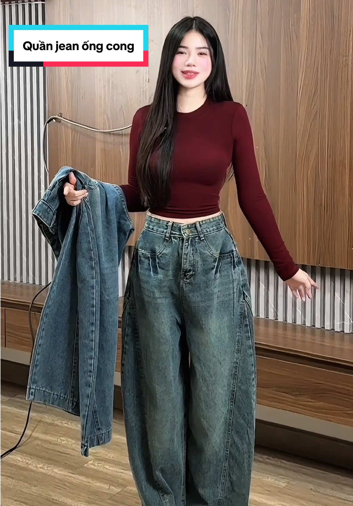 Quần jean ống cong đẹp sịn sò mà gi.á hạt dẻ lắm ạ 🥰🥰#xuhuong #huynhchang00 #huynhchangreview 