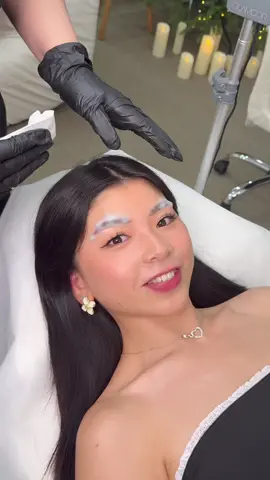 If you love the natural result, Hyperrealism eyebrow technique is a good choice. #hyperrealismtechnique #polybeaute #naturalbrows #hairstrokes #nanoblading 