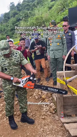 Satgas Penertiban Kawasan Hutan (PKH) Menertibkan ratusan lubang tambang emas ilegal di Kawasan Taman Nasional Gunung Halimun Salak (TNGHS). Di Lebak sendiri terdapat 55 lubang yang ditutup di Blok Cirotan, Citorek Kidul, Rabu (3/12/2025). Lubang tambang ilegal ini ditutup karena dianggap merusak hutan konservasi dan bisa menimbulkan bencana di masa mendatang. #inforangkasbitung 