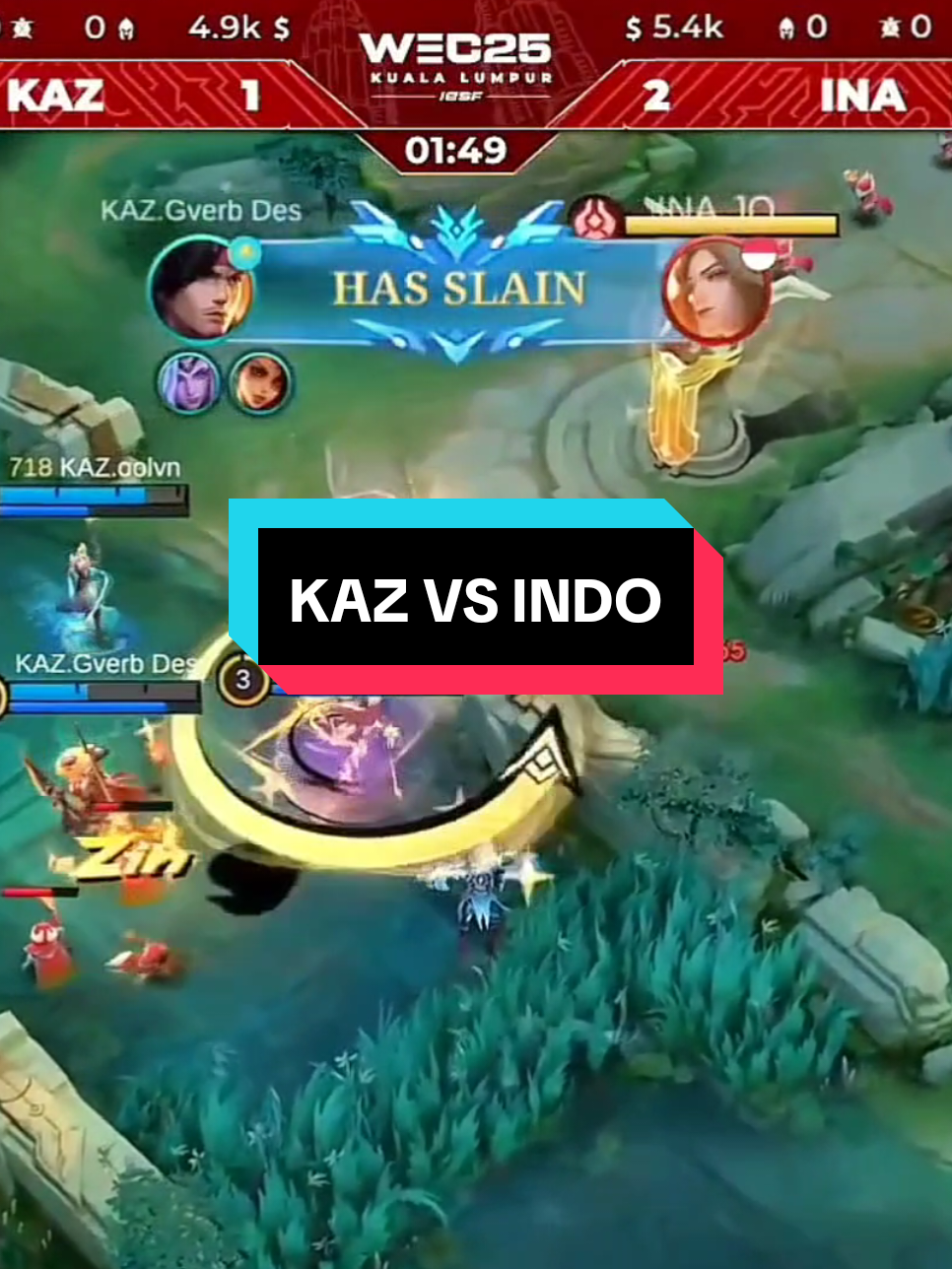 Kazakhstan vs Indonesia Game 1 Group Stage | IESF WEC25 Day 1 #MLBBXSpongeBob #MLBBFriendFest #MLBB #indonesia #mlbbcreatorbase 