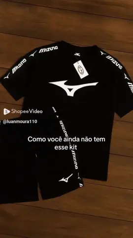 Dê uma olhada em Conjunto Dry-Fit Camisa + Short Drifit Masculino Kit Academia #relogio #mizuno #nike #achadinhos #achados 