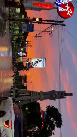 banjarbaru, hujan dan senja