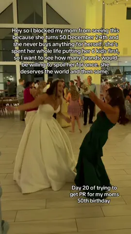 My mom is turning 50 this year, and if you know her, you know she is the definition of selfless. She has spent her entire life putting her 6 kids before herself. Always giving, always showing up, always loving in ways that words barely describe. She never buys anything for herself, never asks for anything, and somehow still finds a way to make everyone else feel taken care of. So this year, I want her to feel special. I want her to feel appreciated the way she makes all of us feel every single day. If any brands are willing to help make her 50th birthday extra meaningful, it would truly mean the world. She deserves to be celebrated, spoiled, surprised — all of it.  Happy early birthday to the woman who deserves everything good in this life. Love you Mom. #day20 #fyp #foryoupage #viral #pr 