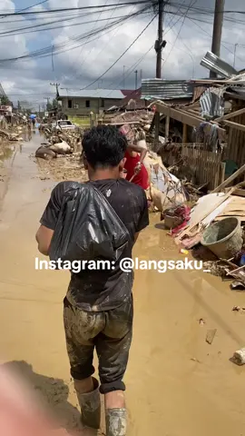 Kondisi usai banjir di Aceh Tamiang , tepat nya di Kuala Simpang hari ini 3 Desember #kotalangsa #acehtamuang #Aceh 