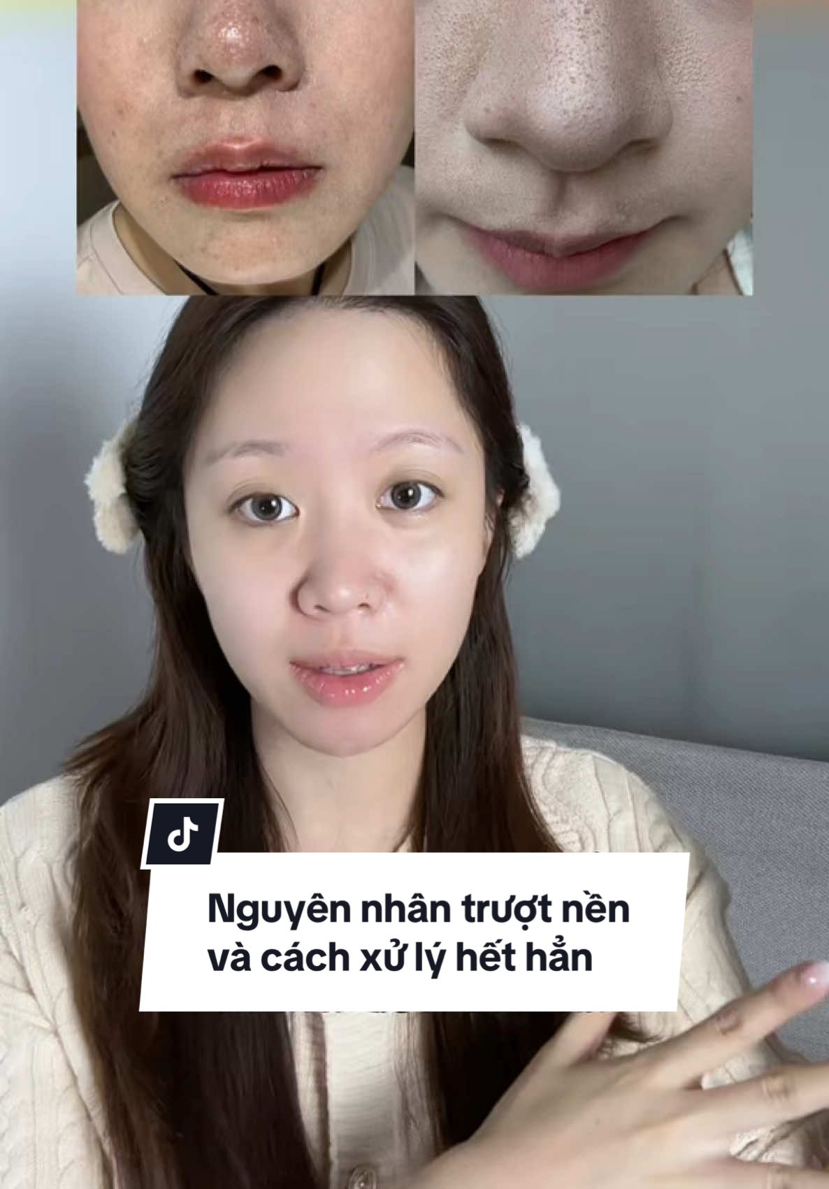 Nguyên nhân trượt nền và cách xử lý hết hẳn 🥳 #janehere #janehereofficial #makeup #heimish #saptaytrang 