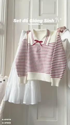 Gợi ý set đồ Giáng Sinh siêu dễ thươnggg cho các nàng nè #viral #xuhuongtiktok #fypシ゚ #monshop #outfitideas 