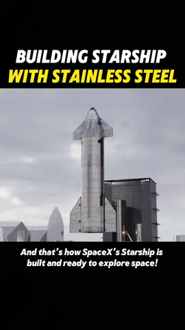 Building starship with stainless steel #usa #fyp #Science #knowledge 
