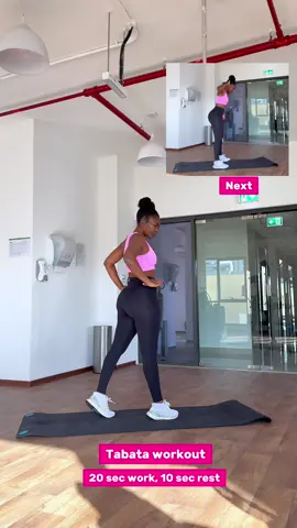 Glutes TABATA workout  Full workout on my YouTube IRENE MUTWIRI #workoutmotivation #glutes #glutesworkout #Fitness #tabata 