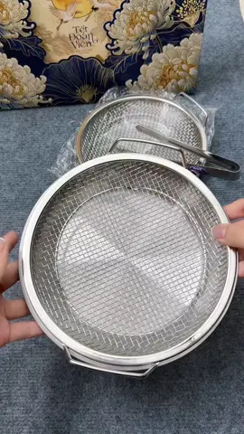 Bộ Khay Đĩa Kèm Vỉ Lưới Lọc Dầu inox #taphoacomon #khaylocdau #vilocdau #khayvilocdauan #khaylocdauinox 