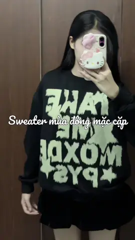 đông này không lạnh rồi #aosweater #sweater #OOTD #xuhuong #nireview 
