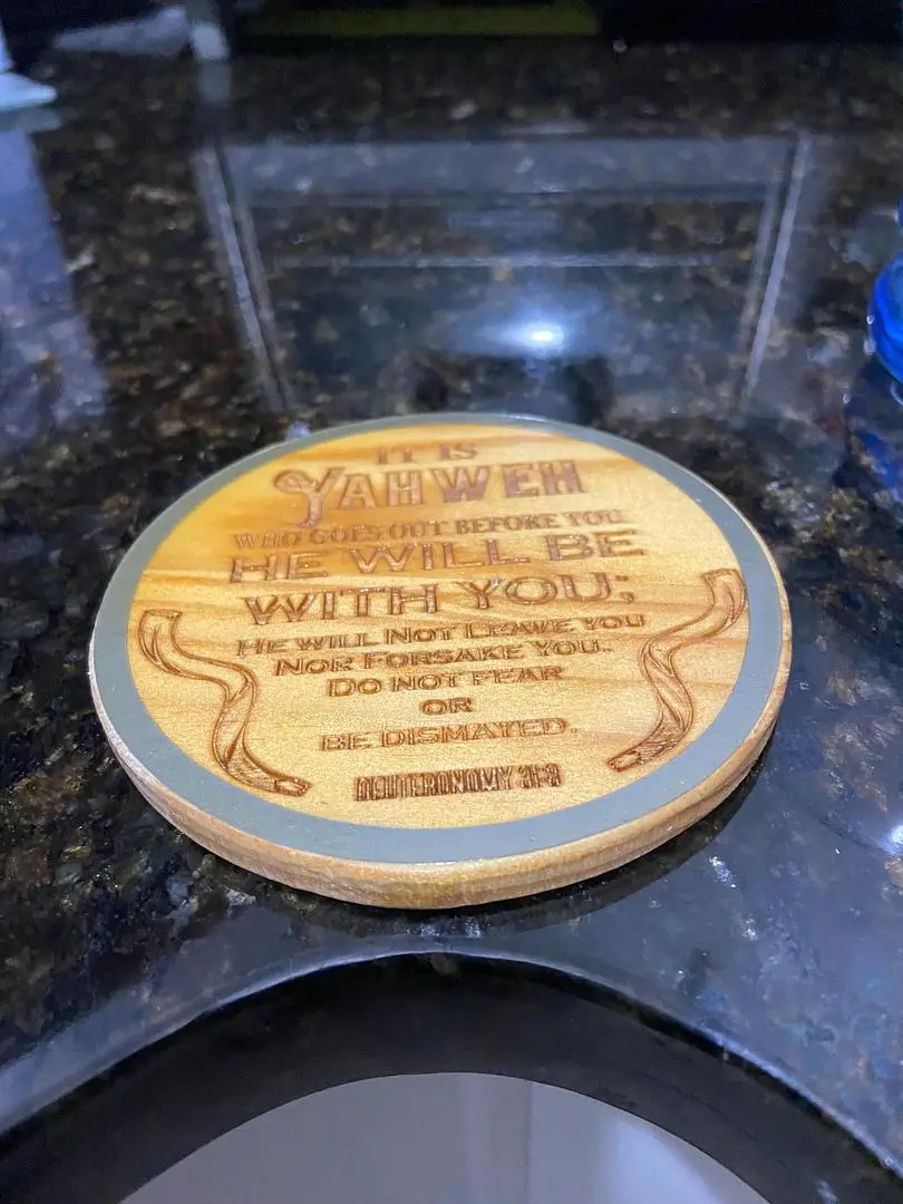 Protect your surfaces with some serious style. These wooden coasters come etched or vinyl-printed with designs that catch the eye and keep your table looking fresh. At $7.99, they’re the low-key upgrade your space’s been waiting for. - Ready to shop? Check out the link in our bio! #WoodenCoasters #TableDecor #HomeVibes #VinylCoasters #LaserEtched