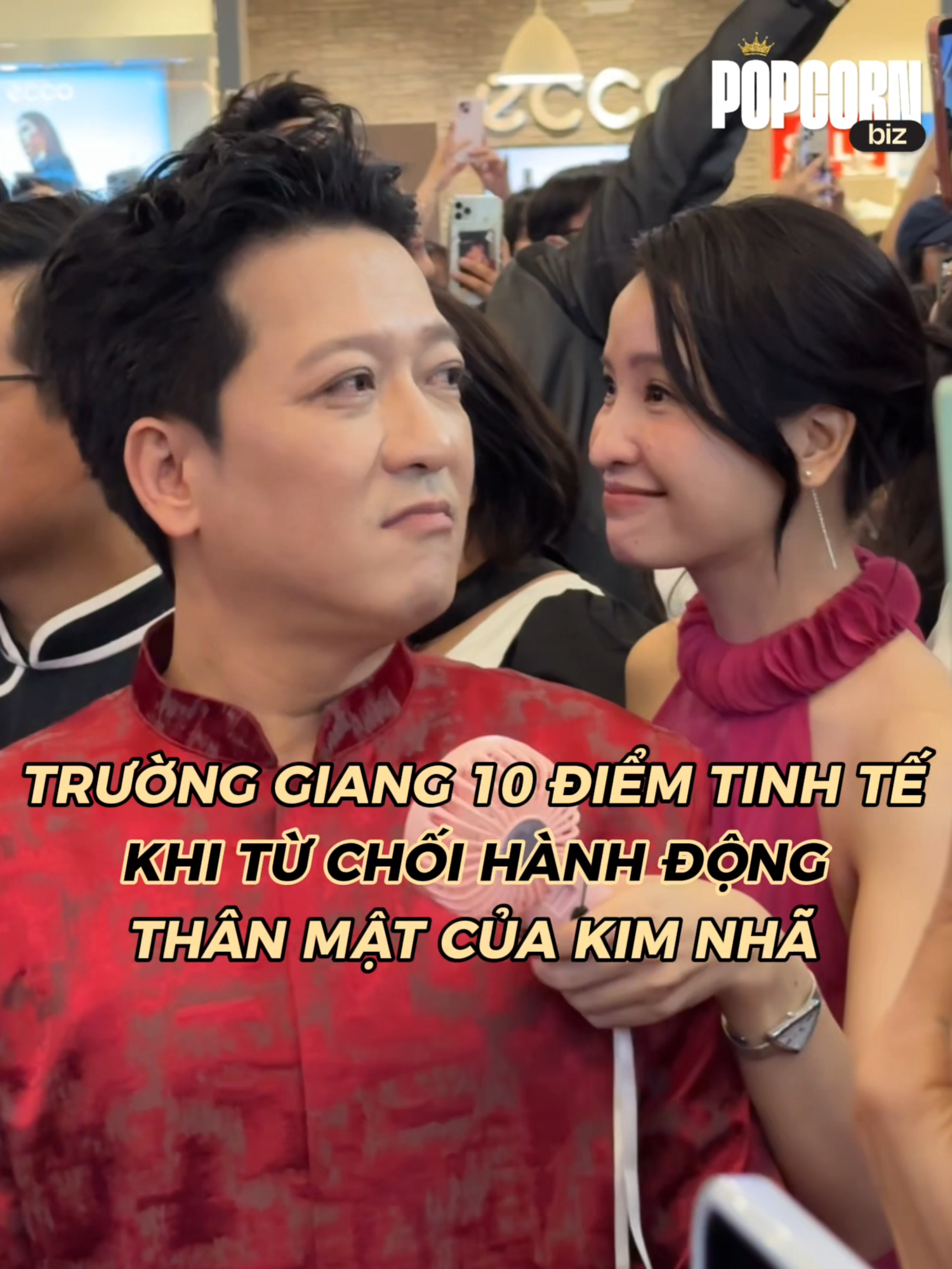Ông xã Nhã Phương 100 điểm tinh tế luôn đóoo!!! 😍  #TruongGiang #KimNha #showbiz #viral #trending #popcornbiz