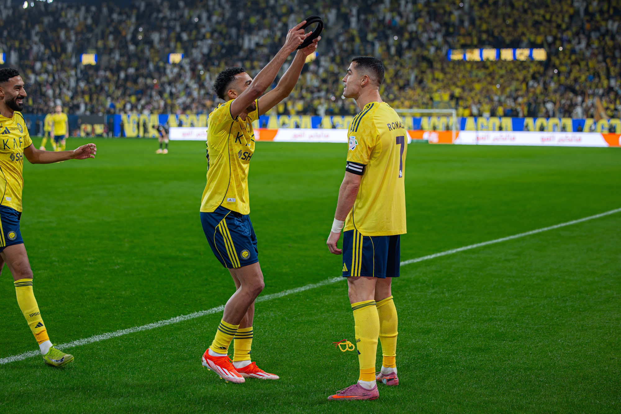 لا داعي للذهول فأنت أمام كريستيانو رونالدو 🐐⚽️ #دوري_روشن_السعودي #الدوري_على_ثمانية #SportsinSaudi #SPL #thmanyahsports