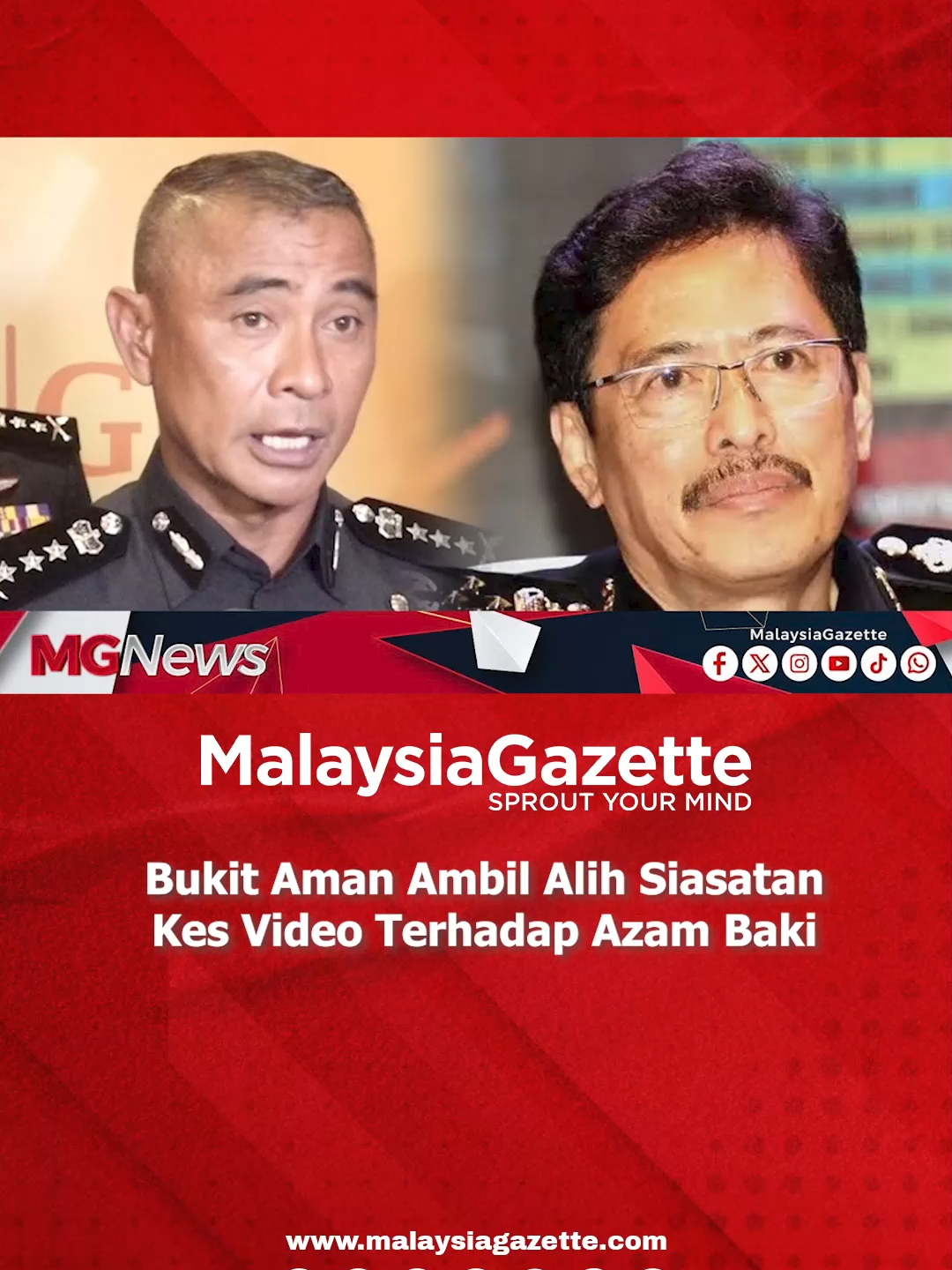 Ketua Polis Kuala Lumpur, Datuk Fadil Marsus berkata, kes itu disiasat oleh Unit Siasatan Jenayah Terkelas (USJT), Jabatan Siasatan Jenayah Bukit Aman. #PDRM #SPRM