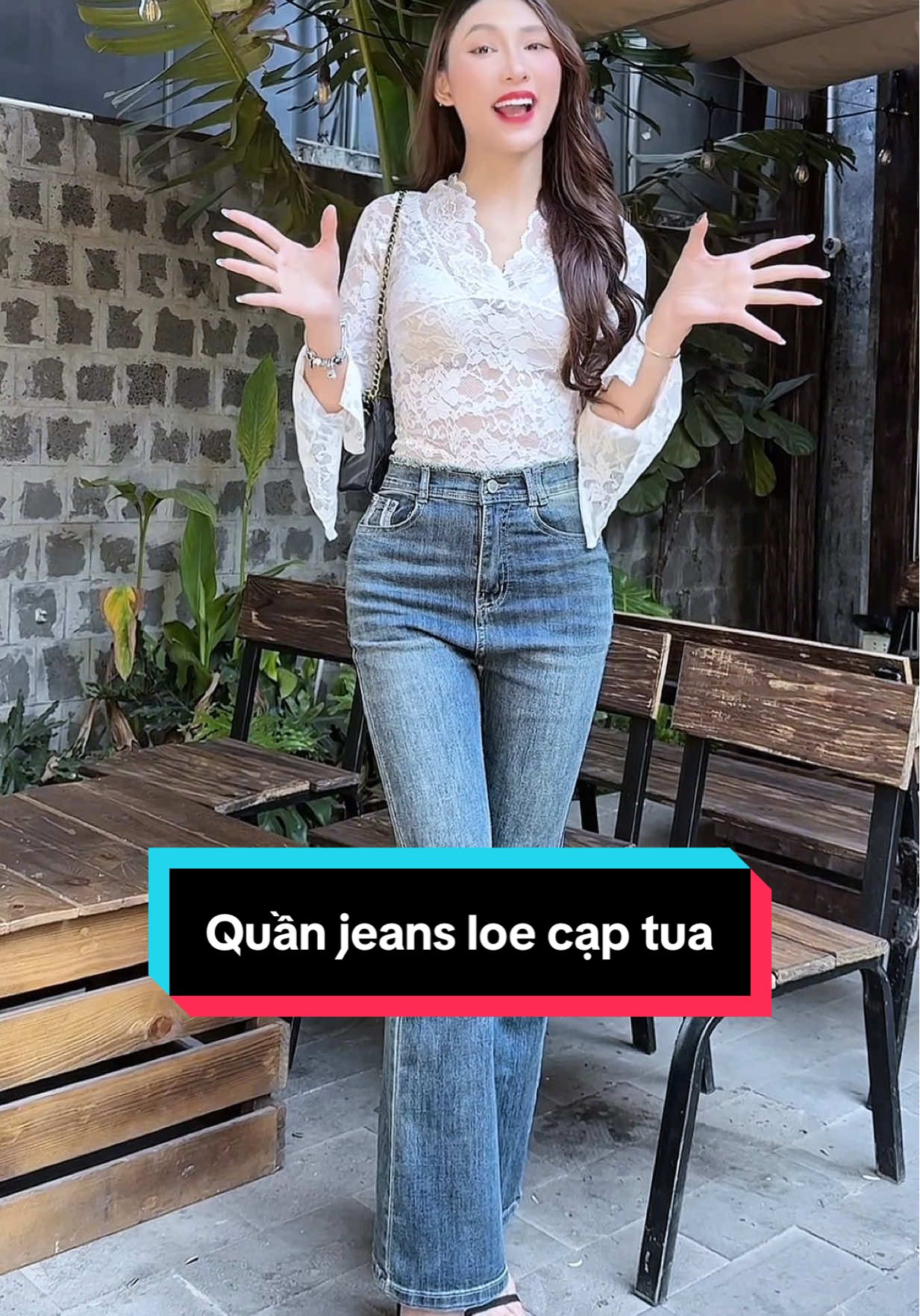 Tạo điểm nhấn ăn tiền #quanjean #quanjeannu #quanjeanongloe #quanongloe #thoitrangnu 