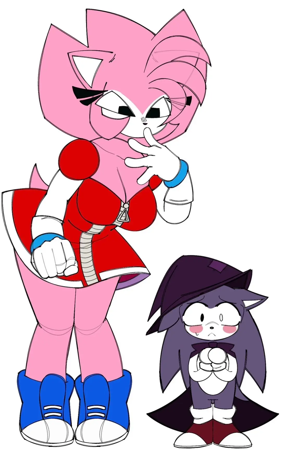 first of all, THIS ISNT SHIP ART CHAT DONT WORRY CHAT😭 second of all, sorry if I haven’t been uploading much, especially when it comes down to Dandy’s world content☹️ I’ve honestly been losing my spark and passion for Dandy’s world and have been gravitating towards sonic/sonic.EXE content  I’ll probably make an explanation video on what’s more to come for this account. — 🏷️🏷️🏷️ tagz #sonicandtheblacksun #malwareamy #rewritesonic #sonicexethedisaster #outcomememories 