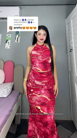 Replying to @🧿🪬LUSTRE COLLECTION 2 🧿🪬 lakas kasi maka pretty ng Coords na soot ko mi. Halter Top & Long Skirt na yan. 