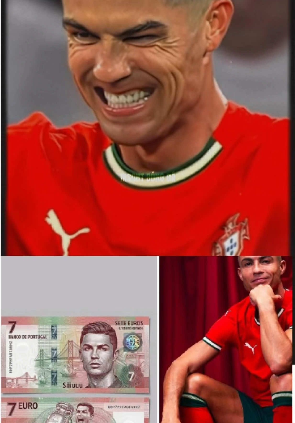 Ngân hàng Trung ương Bồ Đào Nha (Banco de Portugal) chuẩn bị phát hành tờ tiền mệnh giá 7 euro đặc biệt trước World Cup 2026 #insghtbongda #ronaldo #cr7 #viraltiktok #xuhuong 