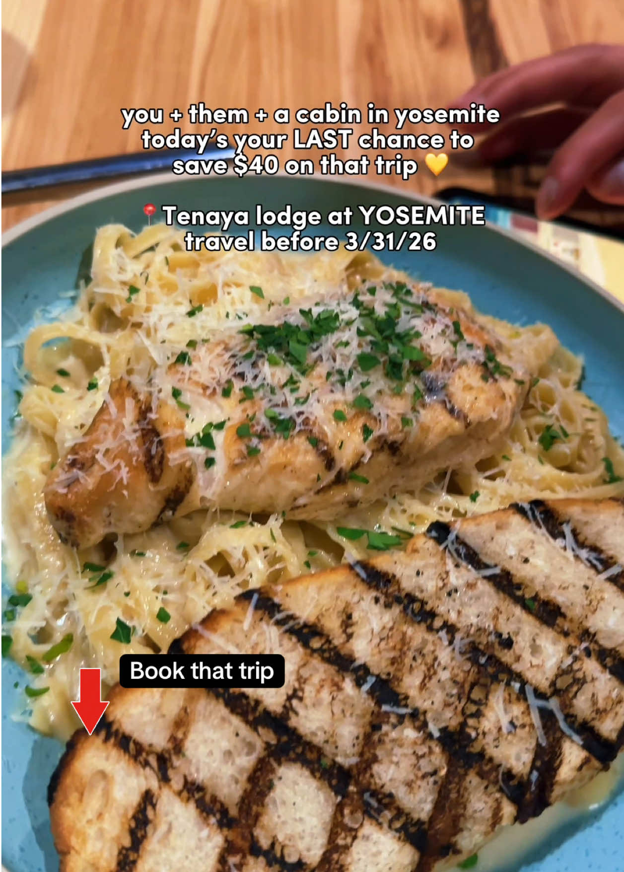 Last chance to book that Yosemite trip because… $40 off ends TODAY 😭✨ You can stay anytime through 3/31/26, which means winter cabins + cozy mornings are basically calling your name. If your 2026 vibe is “choose more experiences,”  tap the green location tag and grab the deal before midnight (Dec 3)🤍 #TiktokGoTravelDeals #TiktokGoTryout #yosemitenationalpark #glamping #cabin Places to stay in YOSEMITE Travel deals Winter @VisitCalifornia @Booking.com 