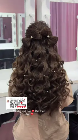 Trả lời @Ớt 🌶️  lên clip cách làm tóc mây công chúa cho các tinh iu nhen , thả ❤️ và follow minh nhé ❤️❤️ , muốn làm nhiều kiểu đẹp thì tham khảo khoá học của Kim tuyến nhé #xuhuong #xhtiktok #tocdep #kimtuyenmakeupacademy 