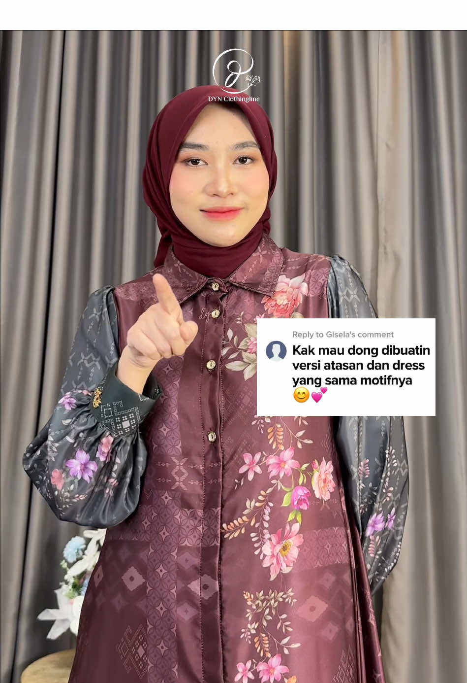 Mau top atau dressnya sama-sama cakep gak sih ?😍 #racuntiktok #dynclothingline #kemejadyn #dressdyn #fyp 