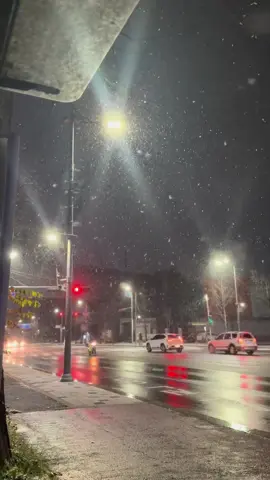 Tuyết đầu mùa ở 대전 #대전#유학생🇰🇷🇻🇳 #첫눈