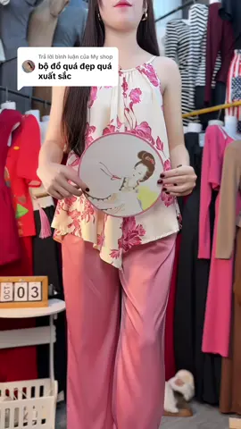 Trả lời @My shop Sét yếm xinh cho ce lựa nè ,tha hồ thả dáng xinh #setyemlua #setyemxinh #setdotet #salevuivodoi 