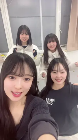 @中川 朋香 と 11期生の　#和田承子 (わだことねちゃん) と　#高橋樹奈 (たかはしじゅなちゃん) と♡ みんなかわいい⸜(*ˊᗜˋ*)⸝ #nmb48 