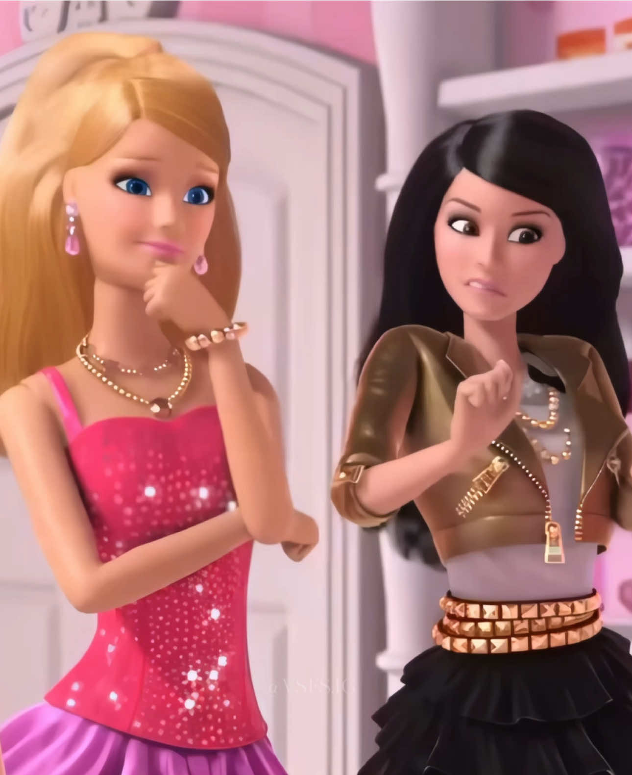 Barbie and Raquelle 💞💖 #VictoriasSecret #AdrianaLima #DoutzenKroes #barbie #fyp 