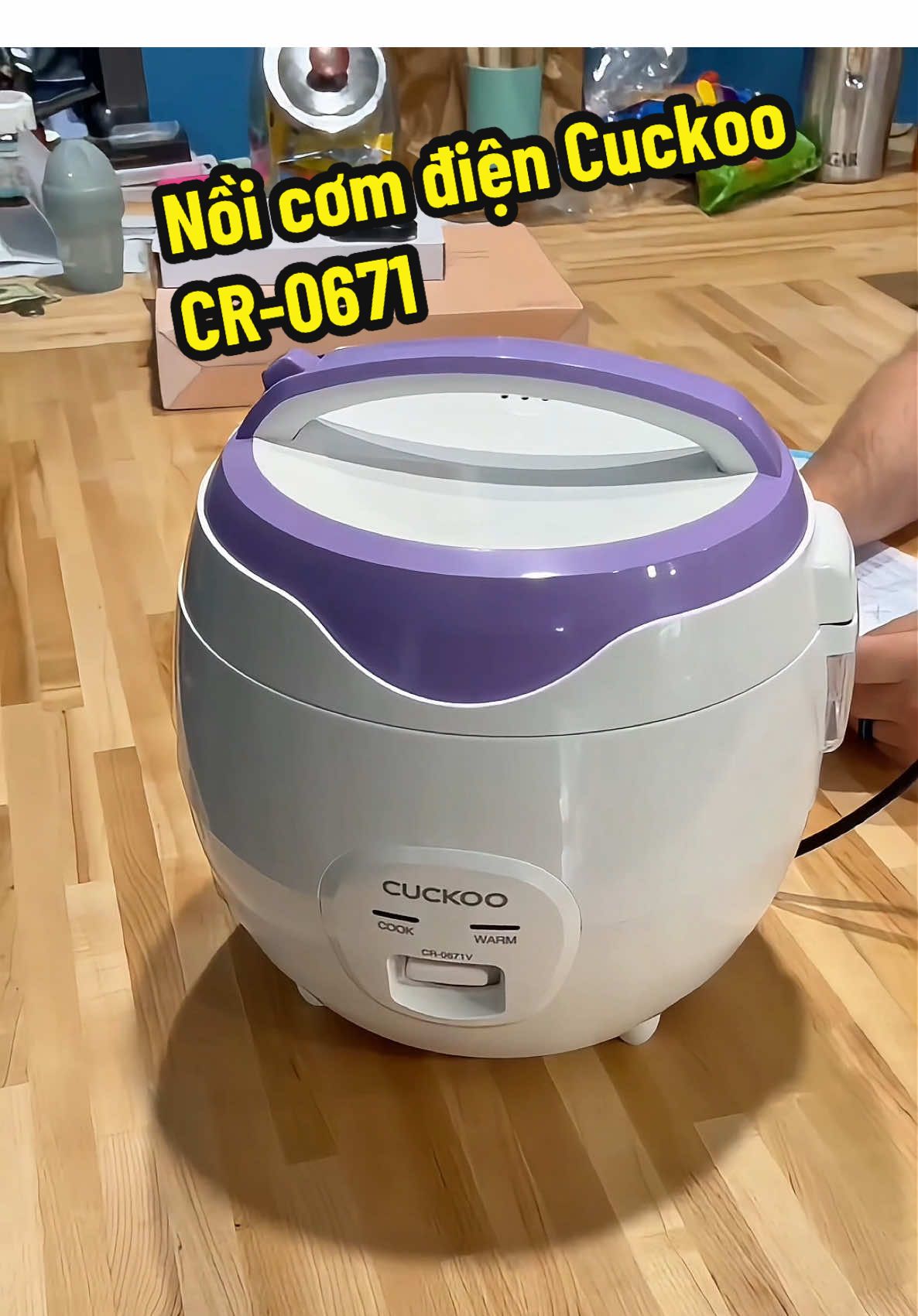 Nồi cơm điện Cuckoo 1,08 lít CR-0671 - Hàng chính hãng #cuckoo #noicom 