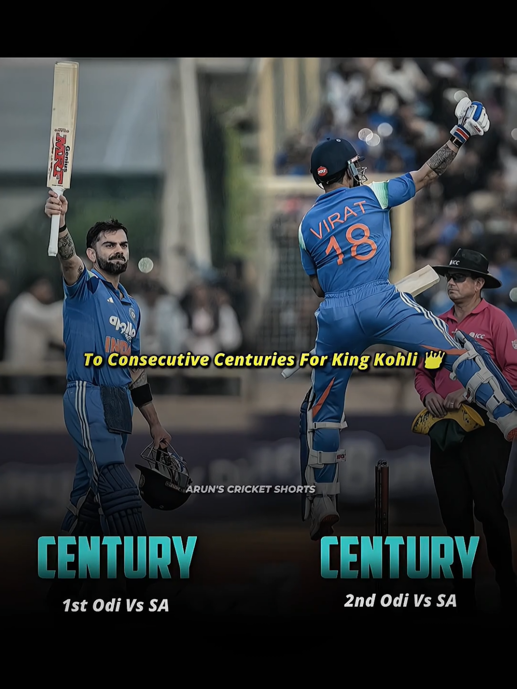King Kohli Back To Back Hundred 👀🥶💀🤌 #cricket #cricketlover #cricketworldcup #viratkohli #babarazam 