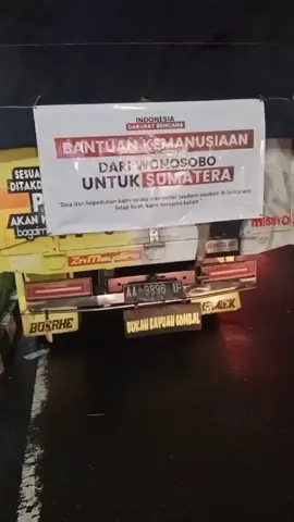 semoga sampek tujuan selamet, bermafaat buwat sodara kira di Sumatra dan sekitarnya