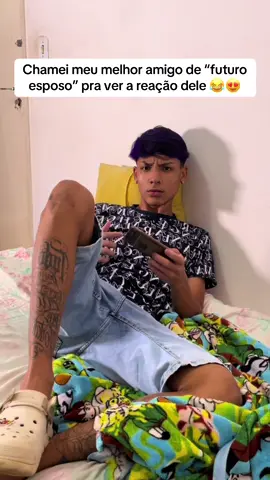 A reação dele 🥹