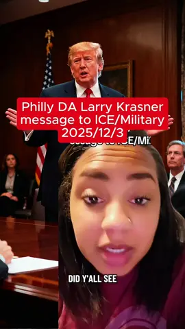 Philly DA Larry Krasner isn’t holding back 👀 He just called Trump’s plan to send the military and IC 