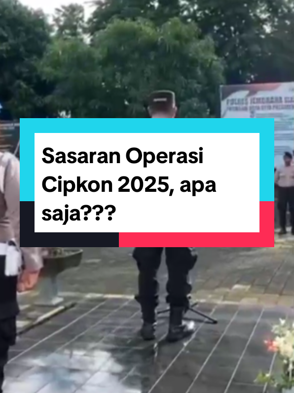 “Operasi Cipkon Agung 2025 Resmi Dimulai!” Apa Sasaranya???  Jembrana bersiap sambut Natal & Tahun Baru lebih aman. Semua personel dikerahkan, seluruh titik rawan dipantau. #CipkonAgung2025 #PolresJembrana #NataruAman #JembranaUpdate #InfoKeamanan