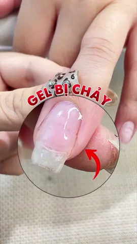 Đừng đắp cầu bị chảy tùm lum như này nữa #nail #donailangelica #nails #xuhuong #tipnails 