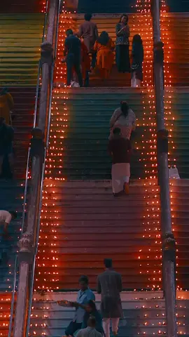 Tonight, the stairs of Batu Caves shine like a river of fire. Karthigai Deepam vibes.